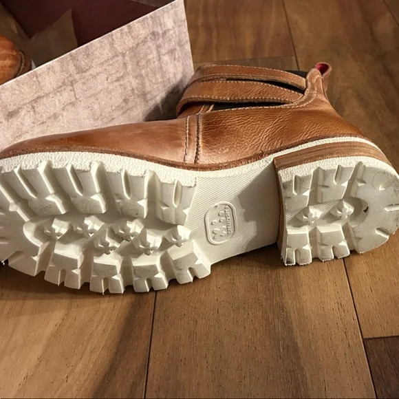 BED|STU Brown Leather Heeled Boots - Picture 3 of 4